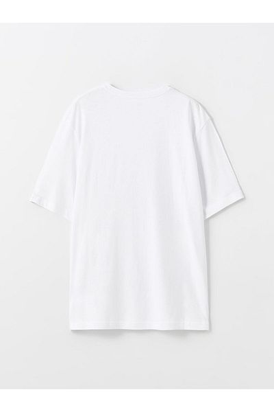 LC Waikiki Plus Size Crew Neck 100% Cotton Men's T-Shirt