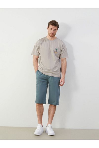 LC Waikiki Νέα σεζόν Standard Fit Ανδρικό Σορτ με λεπτομέρεια περιτύλιξης μέσης - S5IV61Z8