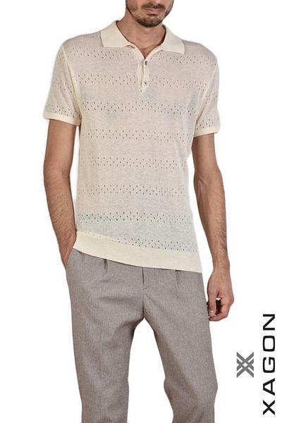 EXAGON TRICOU POLO GROUND SOUL - XAGON - ALB, L