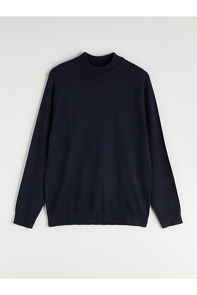 LC Waikiki Half Turtleneck Long Sleeve Men's Knitwear Sweater