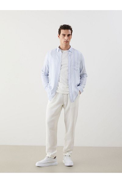 LC Waikiki Regular Fit Long Sleeve Striped Men's Shirt