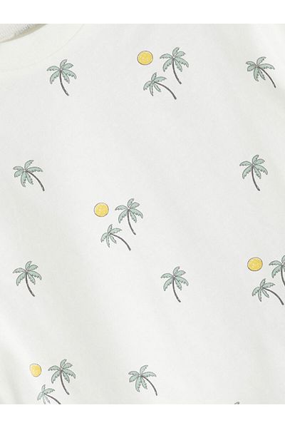 LC Waikiki Crew Neck Printed Baby Boy T-Shirt