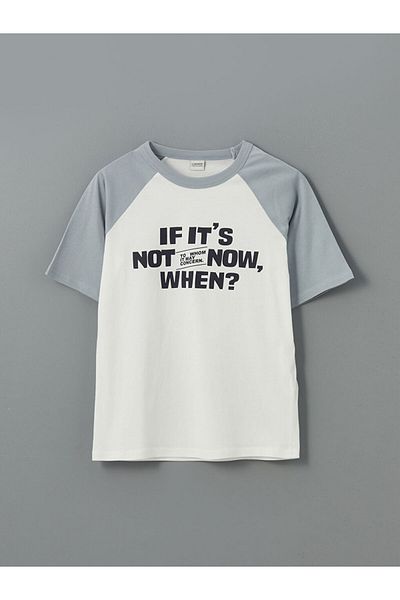 LC Waikiki New Season Crew Neck Printed Boys T-Shirt - S5J267Z4