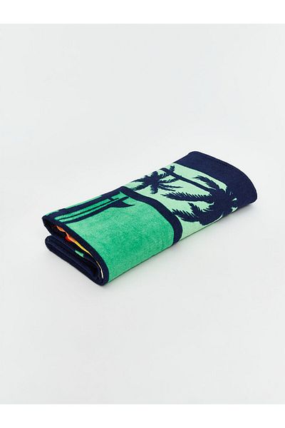 LC Waikiki Mixed Printed Boy's Cotton Beach Towel