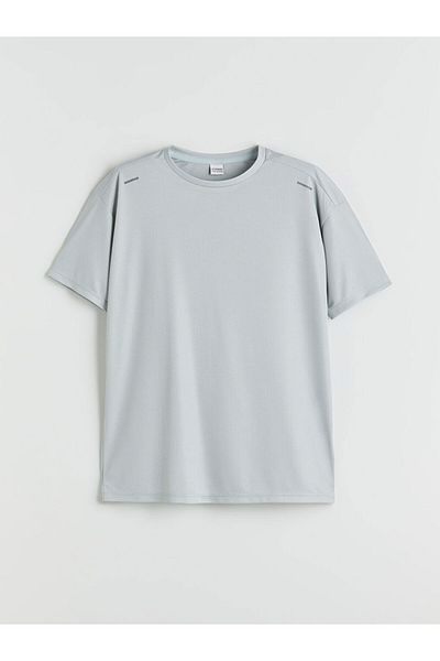 LC Waikiki Black Boys' T-Shirt with Bicycle Reflector Detail