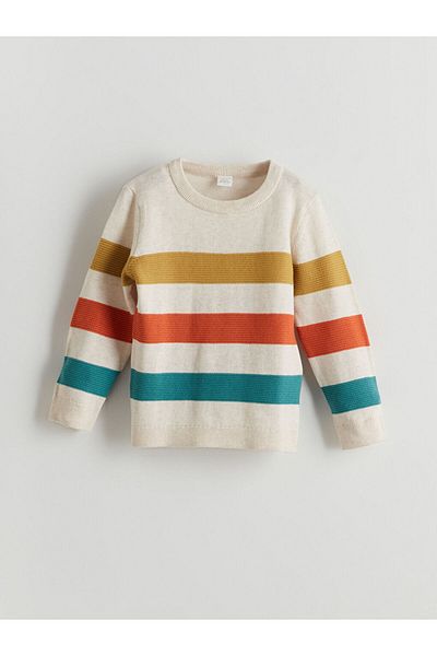 LC Waikiki Crew Neck Long Sleeve Baby Boy Knitwear Sweater