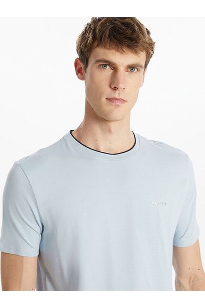 LC Waikiki Crew Neck Printed Combed Cotton Men's T-Shirt