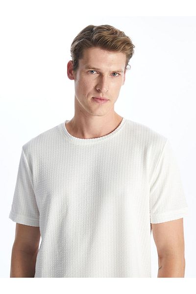 LC Waikiki Men's T-Shirt with Fabric Detail Bu05