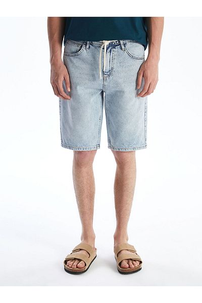 LC Waikiki Jeans Indigo Standard Fit Men's Jean Shorts