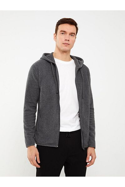 LC Waikiki Hooded Long Sleeve Men's Sports Cardigan