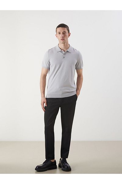 LC Waikiki Polo Neck Short Sleeve Men's Knitwear Sweater