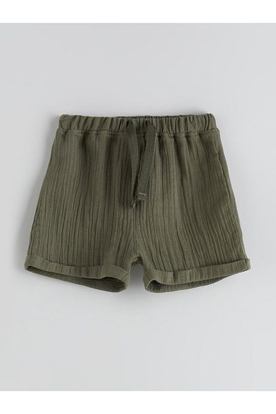 LC Waikiki Basic Baby Boy Shorts with Elastic Waist