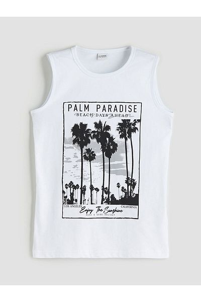 LC Waikiki Νέα σεζόν Crew Neck Boy's Singlet και Marine Sorts - S5OJ69Z4