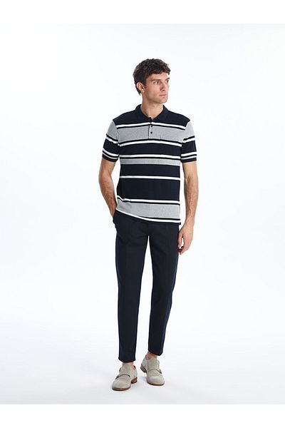 LC Waikiki Polo Neck Striped Men's T-Shirt