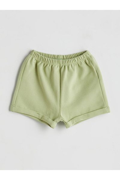 LC Waikiki Elastic Waist Baby Boy Shorts 2-Piece