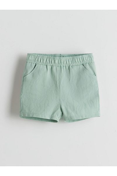 LC Waikiki Basic Baby Boy Shorts with Elastic Waist