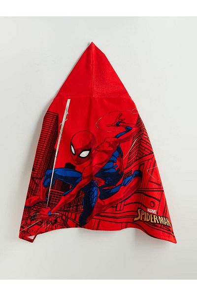 LC Waikiki Spider-Man Printed Boy's Beach Towel