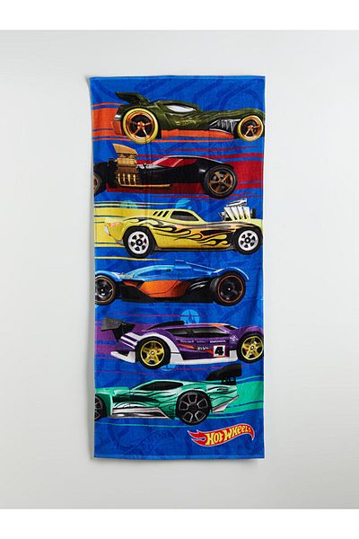 LC Waikiki Mixed How Wheels Printed Boy's Beach Towel