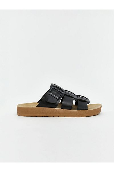 LC Waikiki Leather Look Men's Slippers