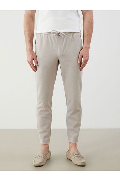 LC Waikiki Basic Men's Trousers with Tie Waist
