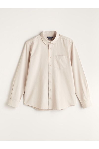 LC Waikiki Regular Fit Short Sleeve Gabardine Men's Shirt