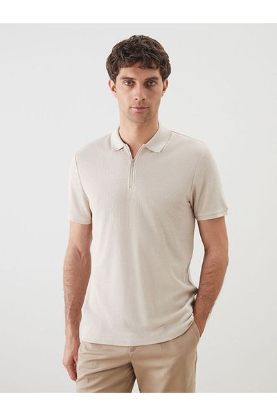 LC Waikiki Ανδρικό μπλουζάκι με κοντό μανίκι Polo Neck New Season - S5FH92Z8