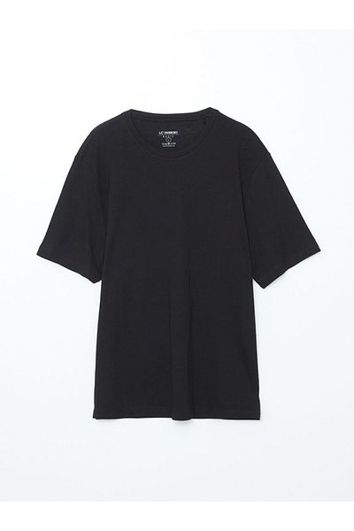 LC Waikiki Plus Size Crew Neck 100% Cotton Men's T-Shirt
