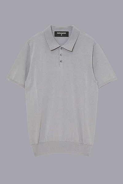 Patrizia Pepe Cămașă cu guler polo - PATRIZIA PEPE - XXL, GRI