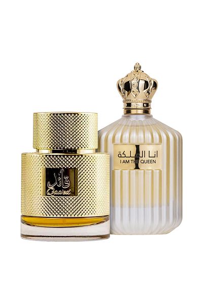lattafa Pack of 2 perfumes Qaaed 100 ml and I Am The Queen 100 ml