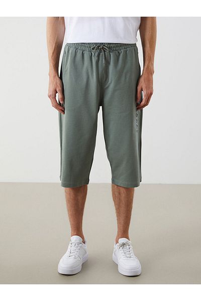 LC Waikiki Green Standard Fit Men's Shorts