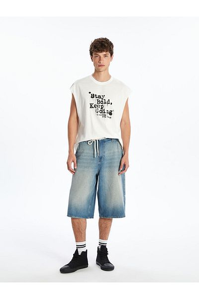 LC Waikiki New Season Crew Neck Men's Sleeveless T-Shirt - S5J252Z8