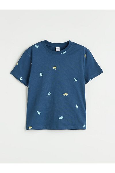 LC Waikiki Crew Neck Printed Boy's T-Shirt