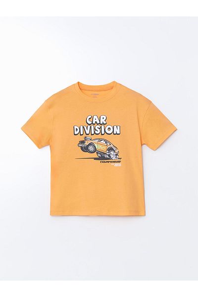 LC Waikiki New Season Crew Neck Printed Boys' T-Shirt - S5Mp89Z1