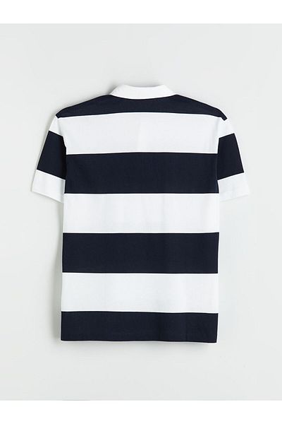 LC Waikiki Polo Neck Striped Pique Men's T-Shirt