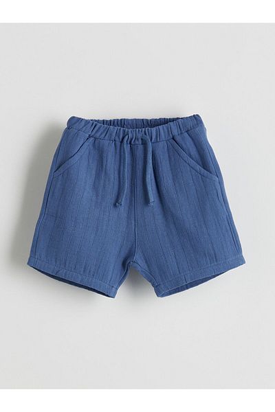 LC Waikiki Basic Baby Boy Shorts with Elastic Waist