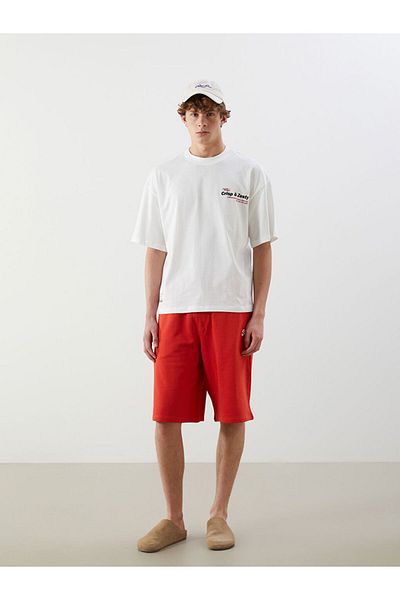 LC Waikiki Crew Neck Printed Combed Cotton Men's T-Shirt