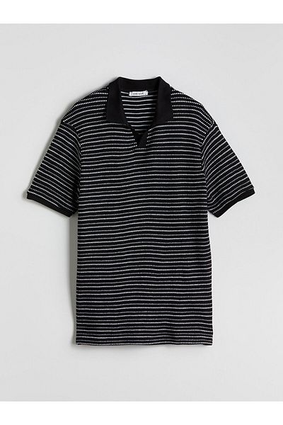LC Waikiki Νέα σεζόν Polo Collar Striped Ανδρικό Tisort - S5J163Z8