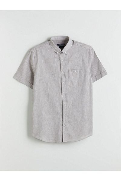 LC Waikiki Regular Fit Linen Blended Men's Shirt