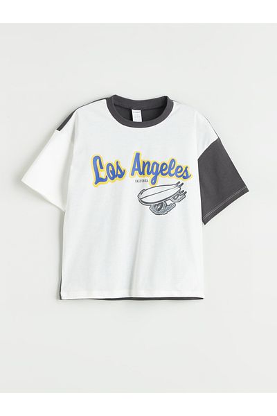 LC Waikiki Los Angeles Printed Boy's T-Shirt