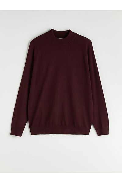 LC Waikiki Half Turtleneck Long Sleeve Men's Knitwear Sweater