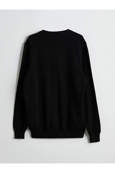 LC Waikiki Standard Mold V-Neck Men's Knitwear Cardigan