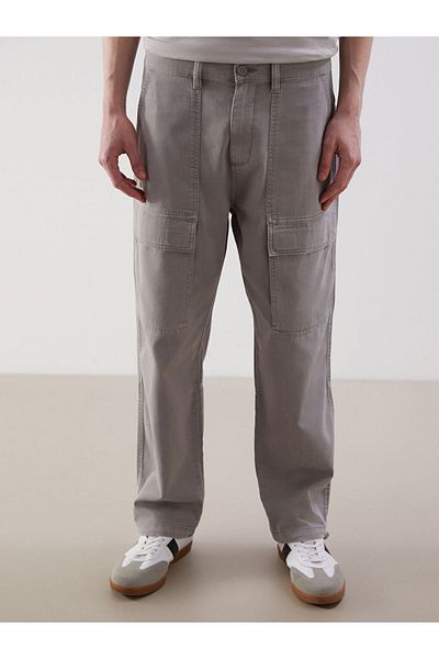 LC Waikiki Comfortable Fit Gabardine Men's Cargo Trousers
