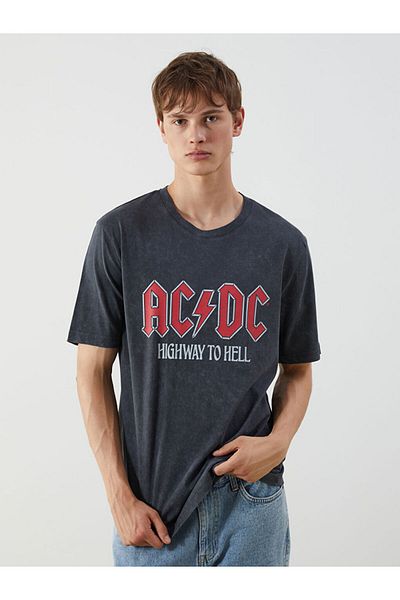 LC Waikiki Crew Neck Printed Combed Cotton Men's T-Shirt