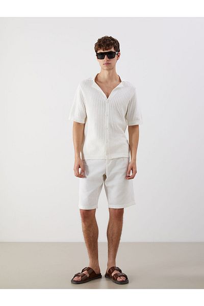 LC Waikiki Polo Neck Short Sleeve Men's Knitwear Sweater