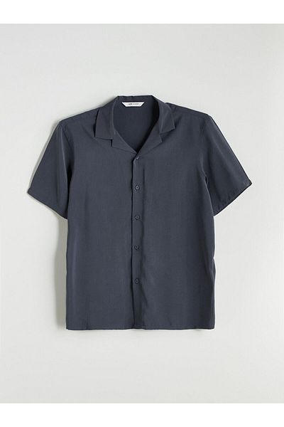 LC Waikiki Regular Fit Short Sleeve Dobby Men's Shirt