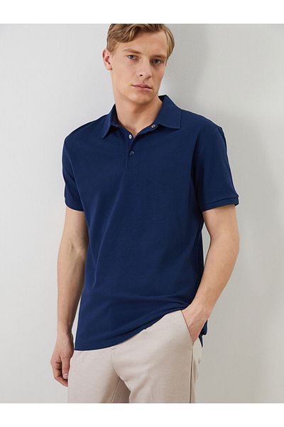 LC Waikiki Νέα σεζόν Polo Neck Pique Ανδρικό Tisort - S5FS95Z8