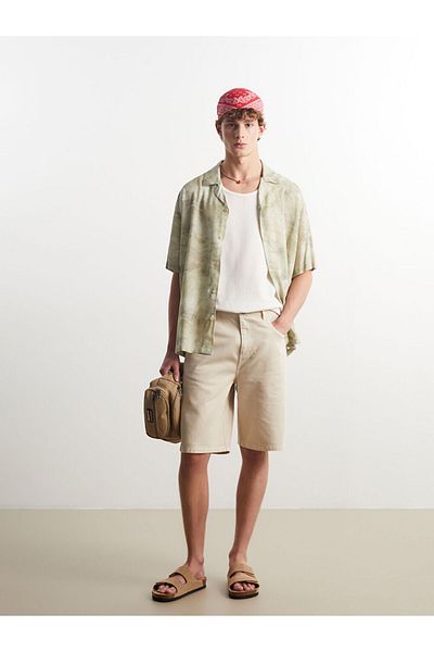 LC Waikiki Ανδρικό σορτς Gabardine New Season Standard Fit - S5OO22Z8