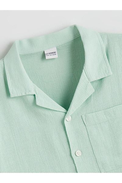 LC Waikiki Mercan Short Sleeve Boy's Shirt