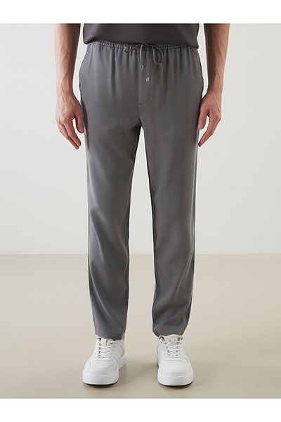 LC Waikiki Standard Mold Men's Trousers with Elastic Waist