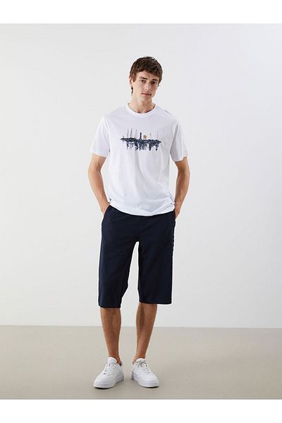 LC Waikiki Green Standard Fit Men's Shorts